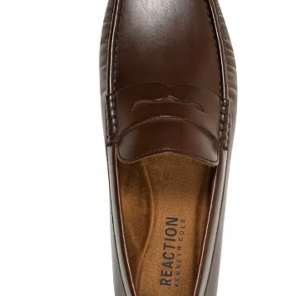 Brand new Kenneth Cole Reaction Men's Sergio Penny Driving Loafers Size 10 - Picture 8 of 8